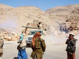 Clan members in the resistance supporting pro-Legitimacy forces in Yemen. (AFP/File) 