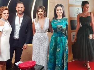 فساتين النجمات في مهرجان الفضائيات العربية 