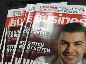 The Dubai government said on Wednesday that the Arabian Business website had been blocked, and its print edition stopped for a month. 