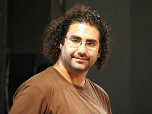 الناشط المصري علاء عبد الفتاح. الناشط المصري علاء عبد الفتاح.