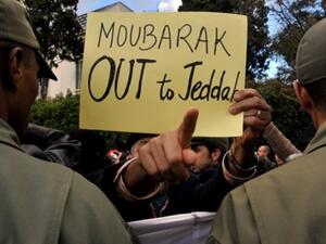 مظاهرات في المغرب تأييدا للاحتجاجات المصرية.