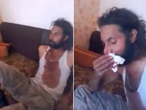 معتصم القذافي قبل مقتله. معتصم القذافي قبل مقتله.