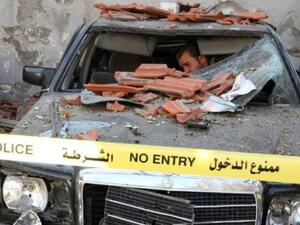 صورة من تفجيرات دمشق. صورة من تفجيرات دمشق.