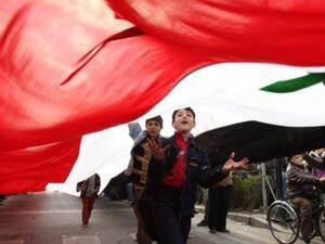 اللون الأحمر جزء من العلم السوري