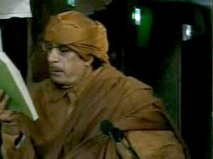 شكرا معمر القذافي!