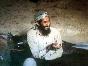 بن لادن في شبابه.