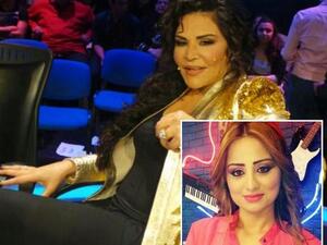 الفنانة احلام والمتسابقة العراقية برواس