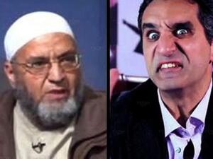 شيخ سلفي يتحدى باسم يوسف بقراءة الفاتحة شيخ سلفي يتحدى باسم يوسف بقراءة الفاتحة