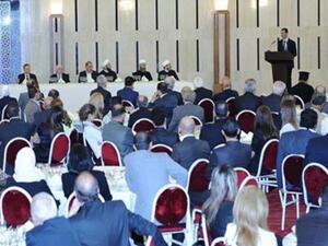 الرئيس السوري بشار الاسد يلقي كلمة بمناسبة ليلة القدر