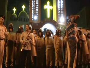 استهداف  كنيسة العذراء في منطقة الوراق بالجيزة في مصر