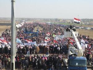 مظاهرات في مدينتي الرمادي والسامراء في العراق مظاهرات في مدينتي الرمادي والسامراء في العراق