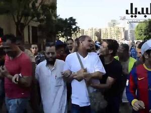 الاعتداء على الشيخ محمود شعبان في ميدان التحرير