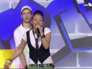 المتسابقة مي منضور في برنامج عرب غوت تالنت   المتسابقة مي منضور في برنامج عرب غوت تالنت