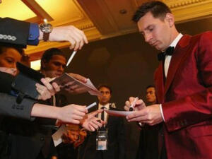 مهاجم نادي برشلونة، الدولي الأرجنتيني ليونيل ميسي