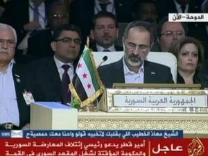 معاذ الخطيب رئيس الائتلاف الوطنى السوري 