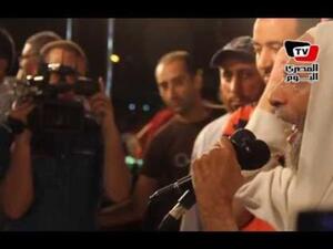 أحد خطباء تظاهرات ميدان رابعة العدوية في مصر 