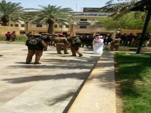 اطلاق نار امام محكمة الرياض