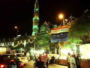 مظهر من احتفالات مولد السيدة زينب في مصر 