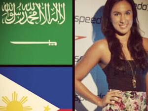 ياسمين الخالدي سباحة من أم فلبينية وأب سعودي ياسمين الخالدي سباحة من أم فلبينية وأب سعودي