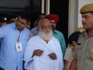 Asaram Bapu was sentenced for life over raping a 16-year-old female student. (AFP/ File Photo)