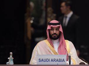 Saudi Deputy Crown Prince Muhammad bin Salman at the G20 Summit in Hangzhou. (AFP/Nicolas Asfouri)