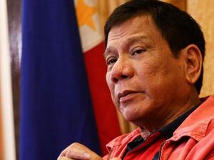 Philippines President Rodrigo Duterte praises China's expansion in the South China Sea. (AFP/ File)