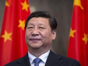 Chinese President Xi Jinping. The UAE is his first high profile overseas visit since he was re-elected (AFP/ File Photo)