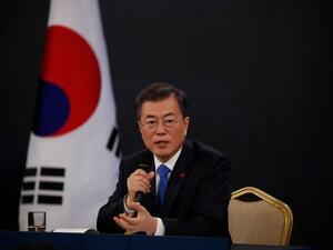 South Korean President Moon Jae-in in the Unites States to discuss joint strategy for dealing with North Korea in light of the fact Pyongyang last week threatened to scrap plans for the summit . (AFP/ File Photo)