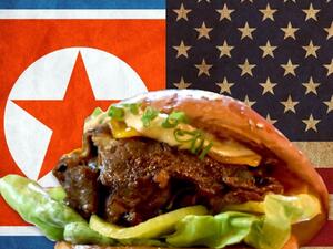 Wolf Burgers has invented 'The Burger for World Peace' and invited both Kim and Trump to taste it. (Twitter) 