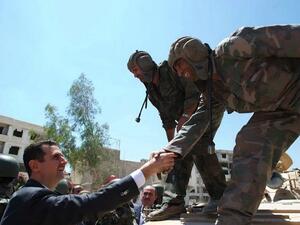 الاسد لا يستبعد التدخل البري السعودي 