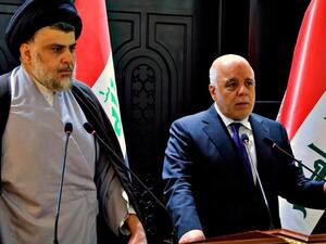  Haider al-Abadi and  Muqtada al-Sadr (Twitter)