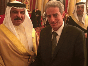 الحاخام “ليفين” وملك البحرين حمد بن عيسى آل خليفة