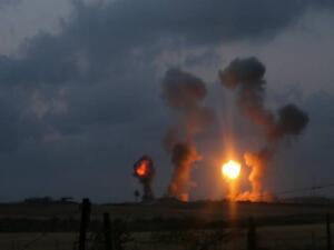 Airstrikes in Gaza Strip (Twitter)