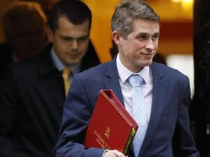 Britain's Defence Secretary Gavin Williamson (AFP/File Photo)	
