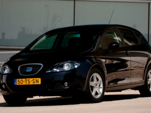 A file photo of a black Seat Leon, similar to the vehicle used in the attacks. (Flickr, Tom Roeleveld)