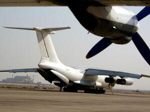 Planes are seen on January 22, 2009 at Baghdad airport in Baghdad, Iraq