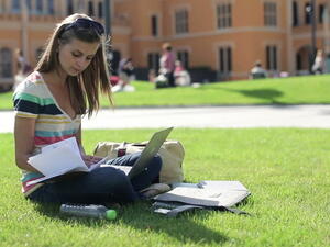 For students in science-oriented fields, the MacBook Air stands out as a versatile and convenient computer. (Shutterstock)