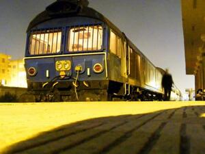 A photo of an old train in Egypt