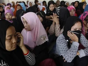 The female workers under seven permitted categories are housekeepers, drivers, caregivers, gardeners, babysitters, cooks, and security guards.  (File photo)