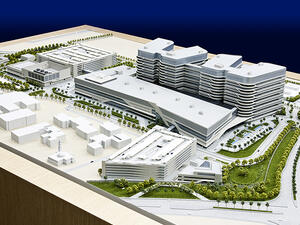 The New Jahra Hospital is due for completion in March 2018.  The New Jahra Hospital is due for completion in March 2018.