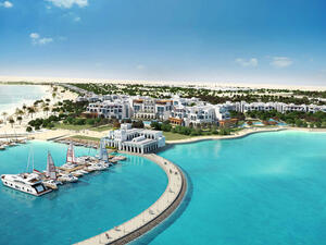 Hilton Salwa Beach Resort & Villas Hilton will include a water park, marina, dive center, cinemas, pools, health club, spa and retail space. (Hill International)