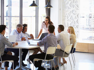 Preparing in advance will make you able to put together an agenda you can easily share with your employees before the meeting takes place. (Shutterstock)