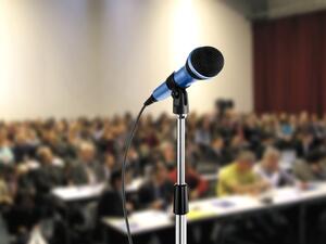 Rehearse in front of an audience and ask for feedback. (Shutterstock)