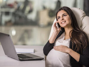 Many companies organize their own pregnancy wellness initiatives.  (Shutterstock)
