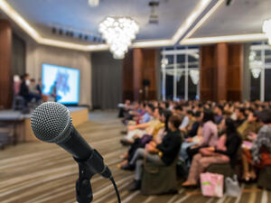 Saudi Arabia aims to become the main destination for conferences and exhibitions in the Middle East by 2020. (Shutterstock) 