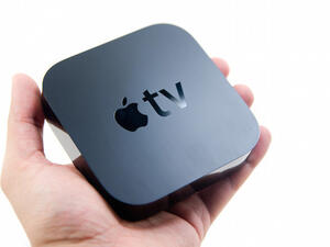 With Apple TV you get a small black cube and therein lies a massive processor. (Khaleej)