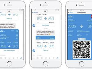 Passengers will also be able to chat with KLM support staff right inside the Messenger. (Leadr)