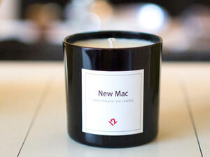 The $24 candle was Hand Poured in Charleston, SC using 100 percent Soy Wax and features scent notes of mint, peach, basil, lavender, mandarin and sage. (9to5mac.com)

