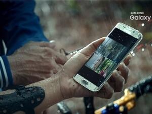 The ad confirms the rumors that the phone will be completely water-proof. (YouTube screenshot courtesy of Fars News)