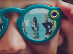 Spectacles are similar to Google's Glass, in that both have a camera, but Snap's offering can do just two things: take short videos and keep the sun out of your eyes. (Twitter) Spectacles are similar to Google's Glass, in that both have a camera, but Snap's offering can do just two things: take short videos and keep the sun out of your eyes. (Twitter)